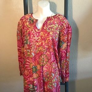 Lightweight 100% cotton tunic